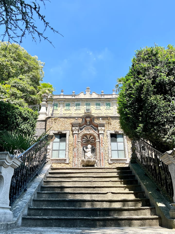 Villa Tatti-Tallacchini e la scalinata
